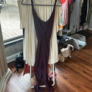 Lululemon tank jumpsuit. Extremely comfortable and has pockets!